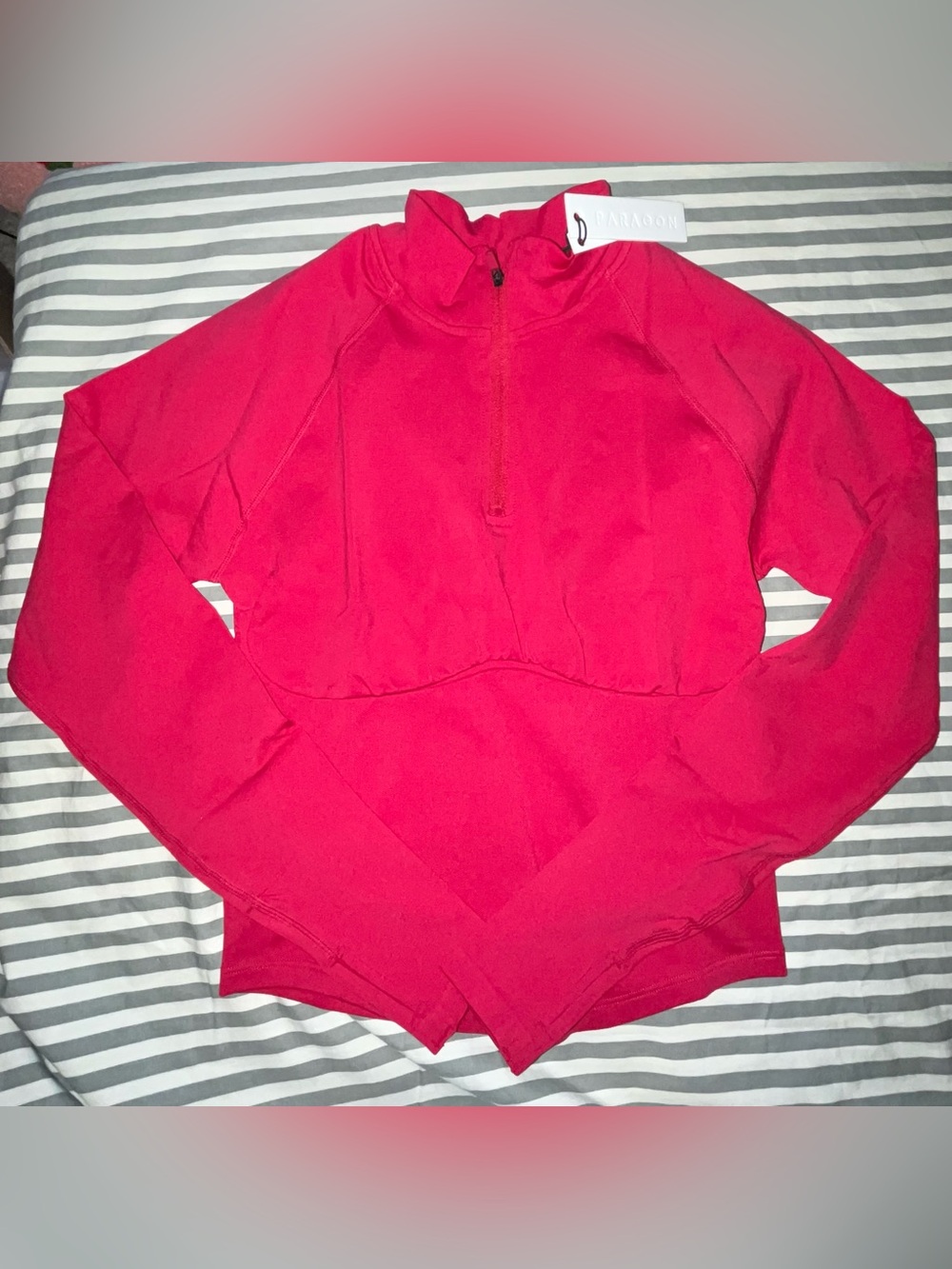 Paragon Fitwear Curveflex Form Quarter Zip Women's Jacket Size M in KISS